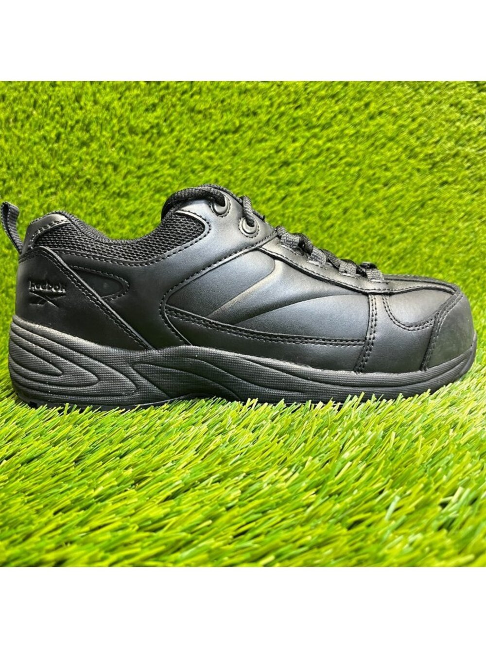 Reebok Jorie Womens Size 9 Black Outdoor Leather Composite Safety Toe Work Shoes